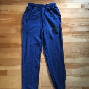 Blue adidas sweats